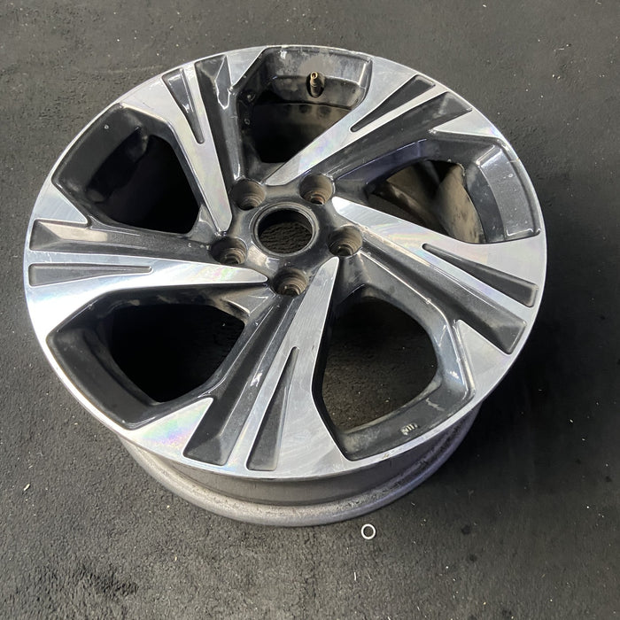 17" XV CROSSTREK 24-26 17x7 , , angled spoke, machined face with pockets - View 8