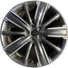 20" INFINITI QX50 21-22 20x8.5, 10 spoke, machined black Original OEM Wheel Rim - Front View