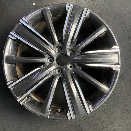 20" INFINITI QX50 21-22 20x8.5, 10 spoke, machined black Original OEM Wheel Rim - Additional View
