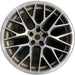 20" PORSCHE MACAN 15-16 20x10, 20 spoke, titanium finish Original OEM Wheel Rim - Front View