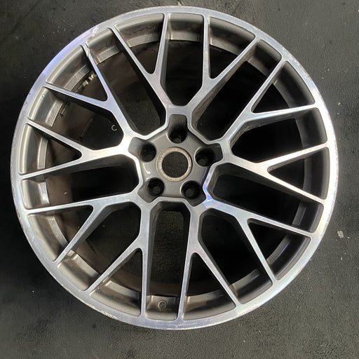 20" PORSCHE MACAN 15-16 20x10, 20 spoke, titanium finish Original OEM Wheel Rim - Additional View