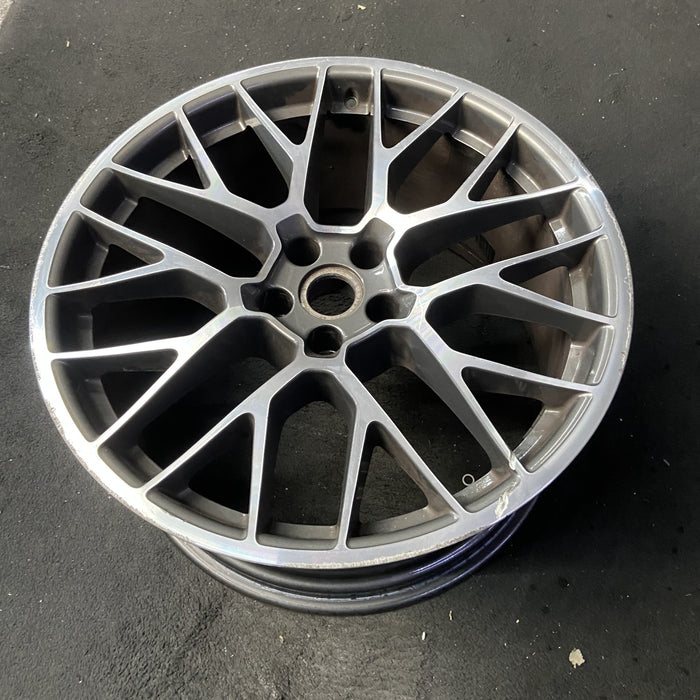 20" PORSCHE MACAN 15-16 20x10, 20 spoke, titanium finish Original OEM Wheel Rim - View 8