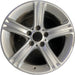 17" BMW 320i 12-13 , 17x7.5 , 5 spoke, triple edge spoke Original OEM Wheel Rim - Front View