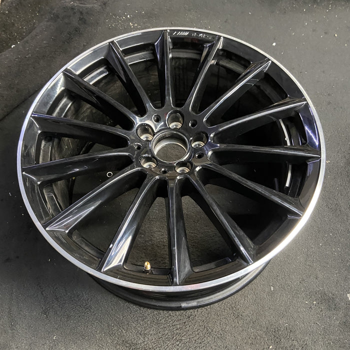 20" MERCEDES S-CLASS 24-26 223 Type , S500, 20x9, 14 spoke, machined black - View 7