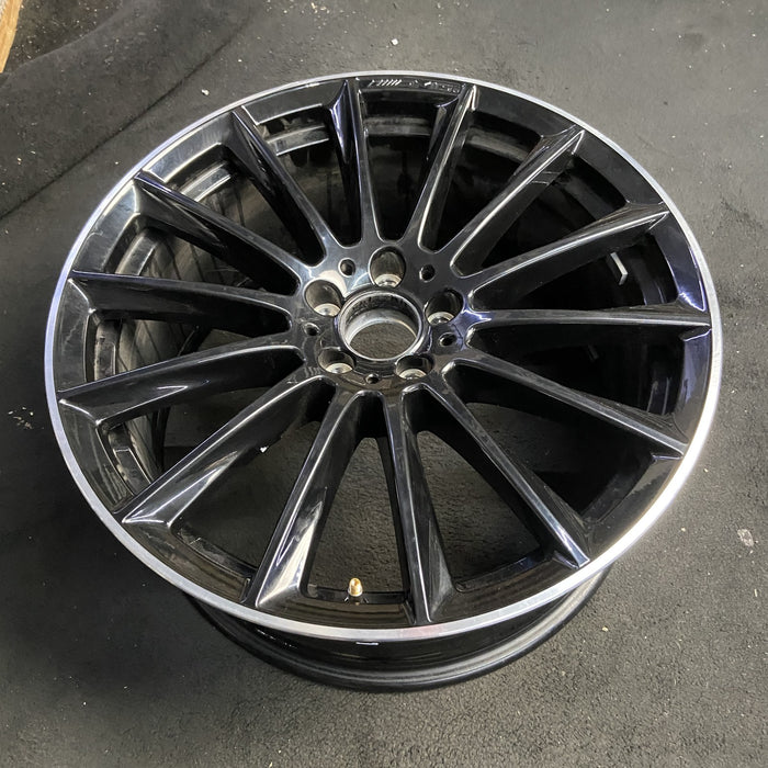 20" MERCEDES S-CLASS 24-26 223 Type , S500, 20x9, 14 spoke, machined black - View 7