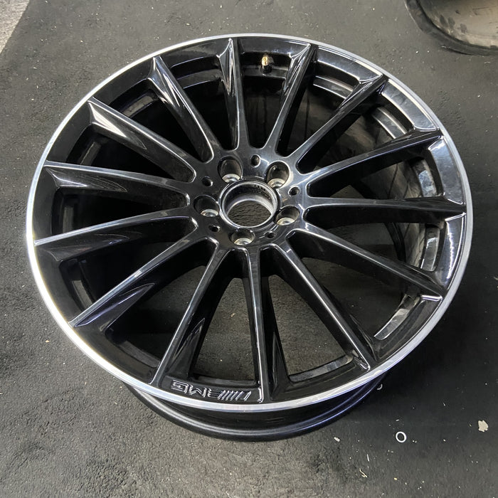 20" MERCEDES S-CLASS 24-26 223 Type , S500, 20x9, 14 spoke, machined black - View 8