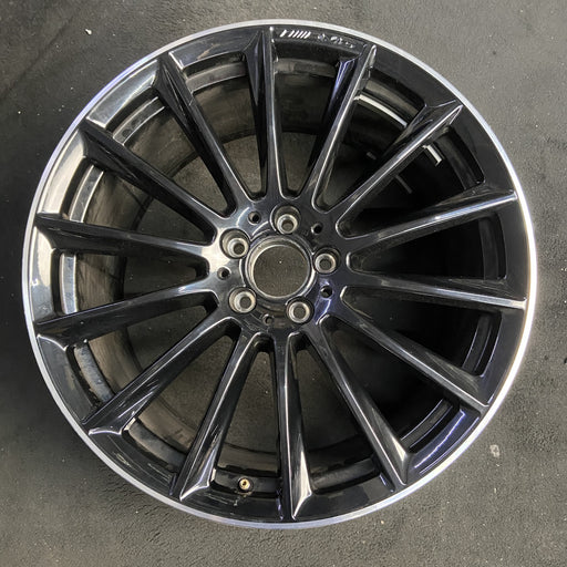 20" MERCEDES S-CLASS 24 223 Type , S500, 20x10 , machined black Original OEM - Additional View