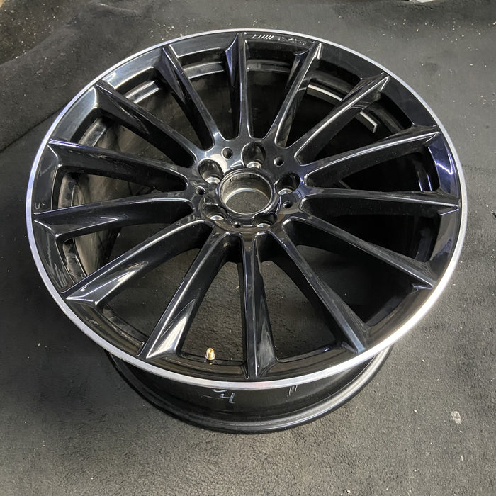 20" MERCEDES S-CLASS 24 223 Type , S500, 20x10 , machined black Original OEM - View 7
