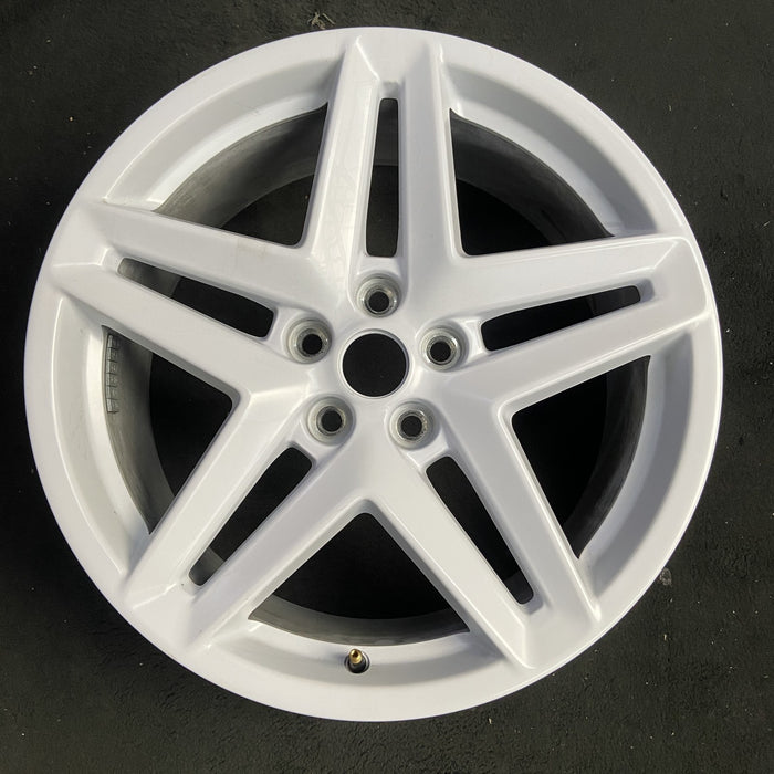 19" MUSTANG 26 19x8.5, , split spoke, , white Original OEM Wheel Rim - Additional View