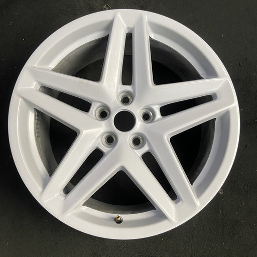 19" MUSTANG 26 19x8.5, , split spoke, , white Original OEM Wheel Rim - Additional View