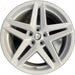 19" MUSTANG 26 19x8.5, , split spoke, , white Original OEM Wheel Rim - Front View