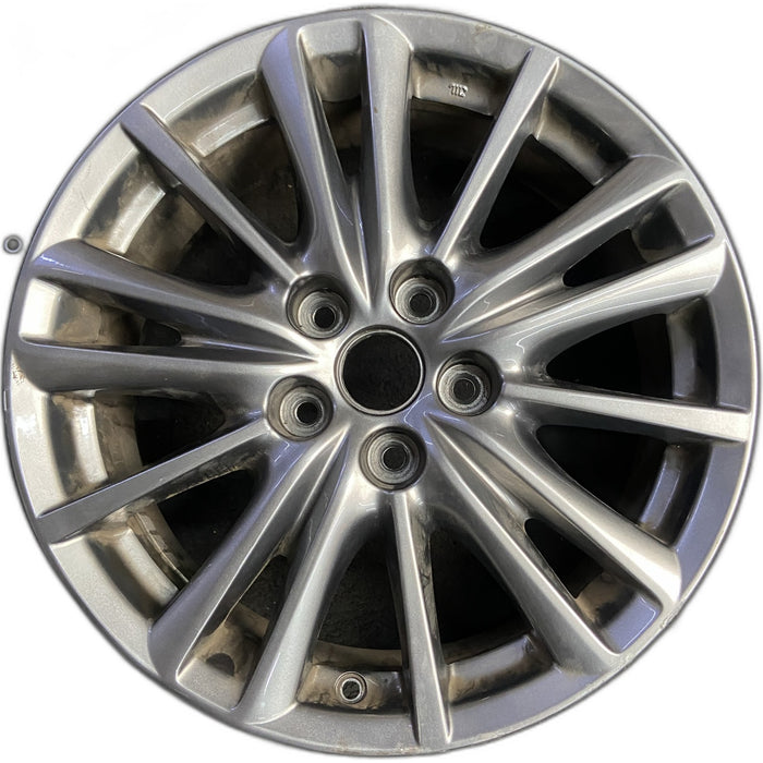 17" MAZDA CX-5 17-18 aluminum, 17x7 Original OEM Wheel Rim - Front View