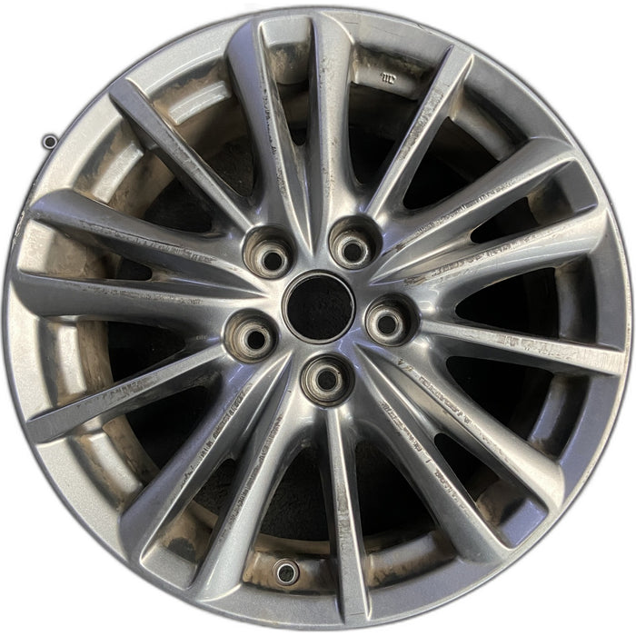 17" MAZDA CX-5 17-18 aluminum, 17x7 Original OEM Wheel Rim - Front View
