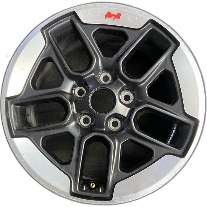 17" WRANGLER 18 VIN X , 17x7.5, , aluminum, U spoke Original OEM Wheel Rim - Front View