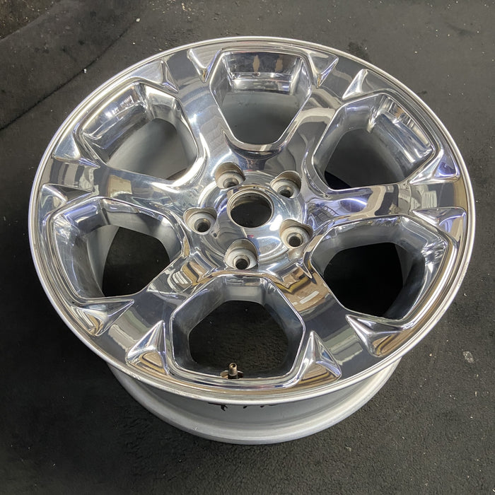 20" DODGE 1500 PICKUP 13-18 , 20x9, 6 spoke, chrome clad Original OEM Wheel Rim - View 7