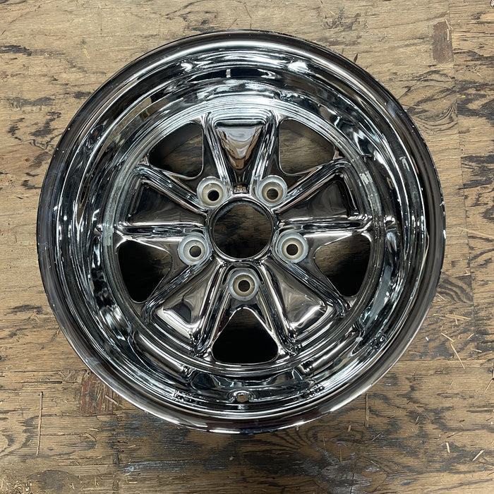 16" PORSCHE 911 72-88 16x9, black star Original OEM Wheel Rim - Additional View