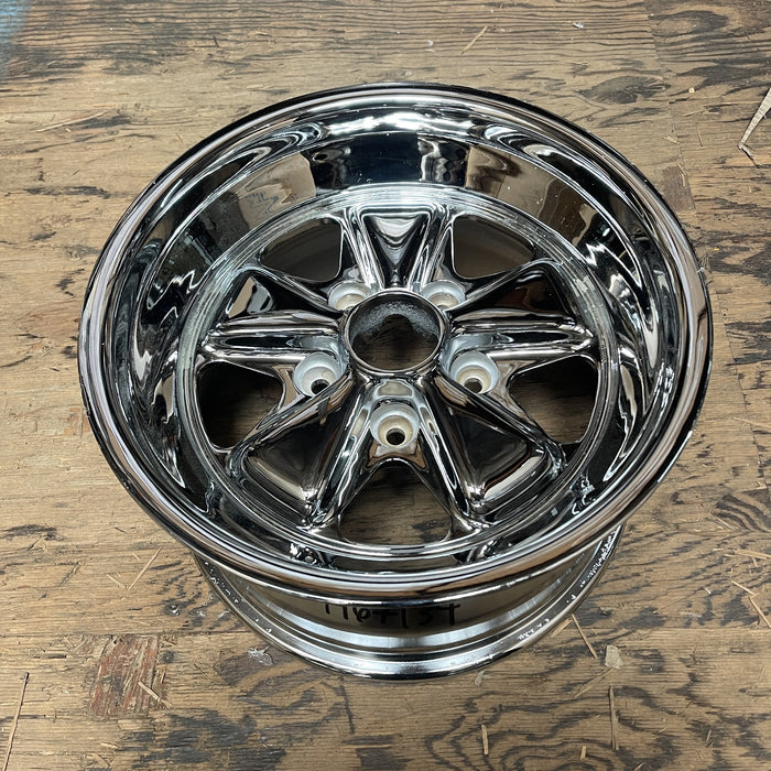 16" PORSCHE 911 72-88 16x9, black star Original OEM Wheel Rim - View 7