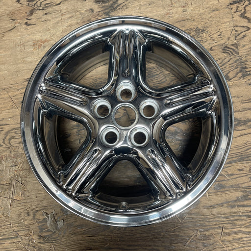 18" LAND ROVER 00-02 , alloy , 18x8, 5 fluted spokes Original OEM Wheel Rim - Additional View