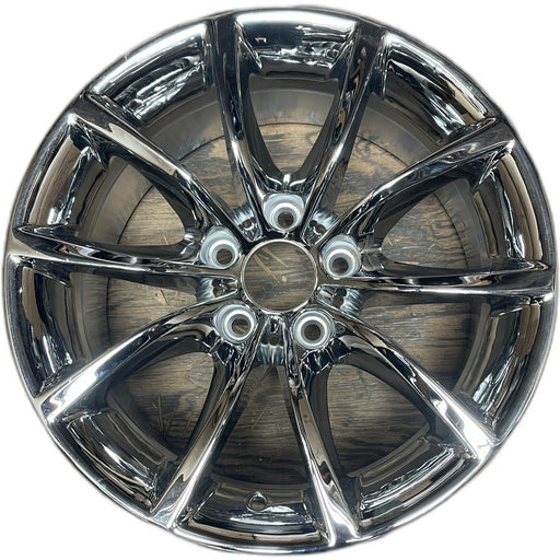 17" BMW 525i 06-07 17x8 , 10 spoke, V spoke design Original OEM Wheel Rim - Front View