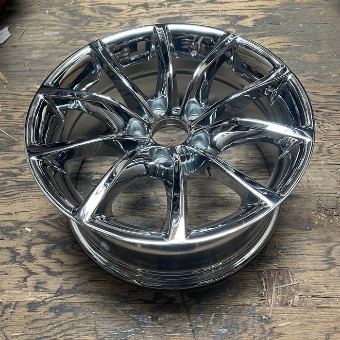 17" BMW 525i 06-07 17x8 , 10 spoke, V spoke design Original OEM Wheel Rim - View 8