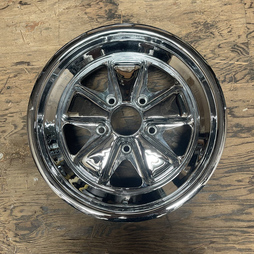 16" PORSCHE 911 72-90 16x7, black star Original OEM Wheel Rim - Additional View