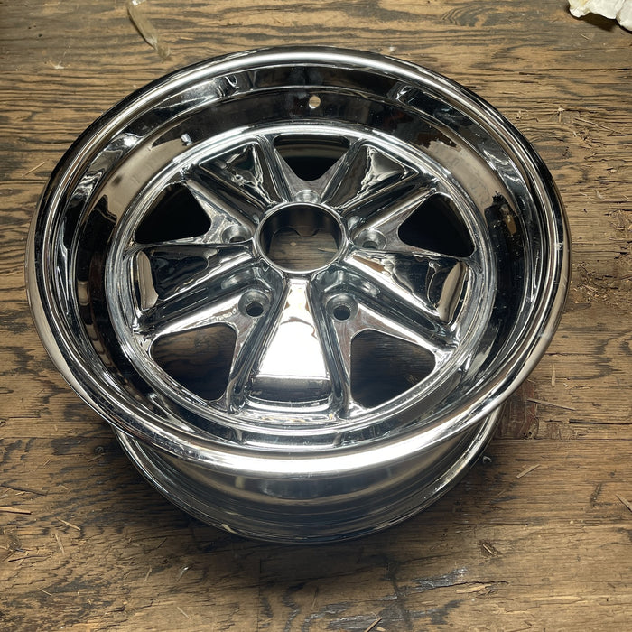 16" PORSCHE 911 72-90 16x7, black star Original OEM Wheel Rim - View 8