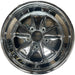 16" PORSCHE 911 72-90 16x7, black star Original OEM Wheel Rim - Front View