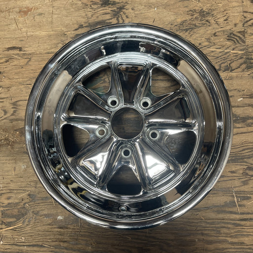 16" PORSCHE 911 72-90 16x7, black star Original OEM Wheel Rim - Additional View
