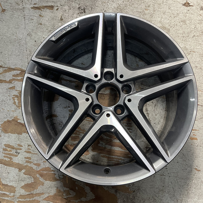 18" MERCEDES CLA-CLASS 14-16 117 Type, CLA45, 18x8, Original OEM Wheel Rim - Additional View