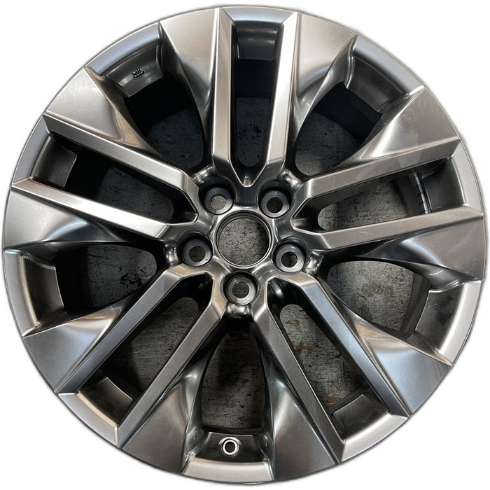 19" RAV4 19-20 19x7.5 , , silver inlay Original OEM Wheel Rim - Front View