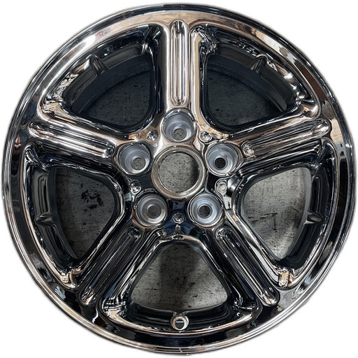 16" FREELANDER 02-03 16x7, 5 grooved spoke Original OEM Wheel Rim - Front View