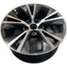 18" HIGHLANDER 16-19 18x7.5 , 10 raised spoke , gray inlay Original OEM Wheel - Front View