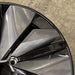 19" ARIYA 23-26 19x7.5, 10 spoke Original OEM Wheel Rim - BLACK SILVER - Close-Up Detail