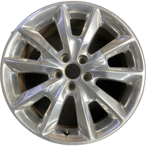 18" CHEROKEE 14-15 18x7, , polished Original OEM Wheel Rim - Front View