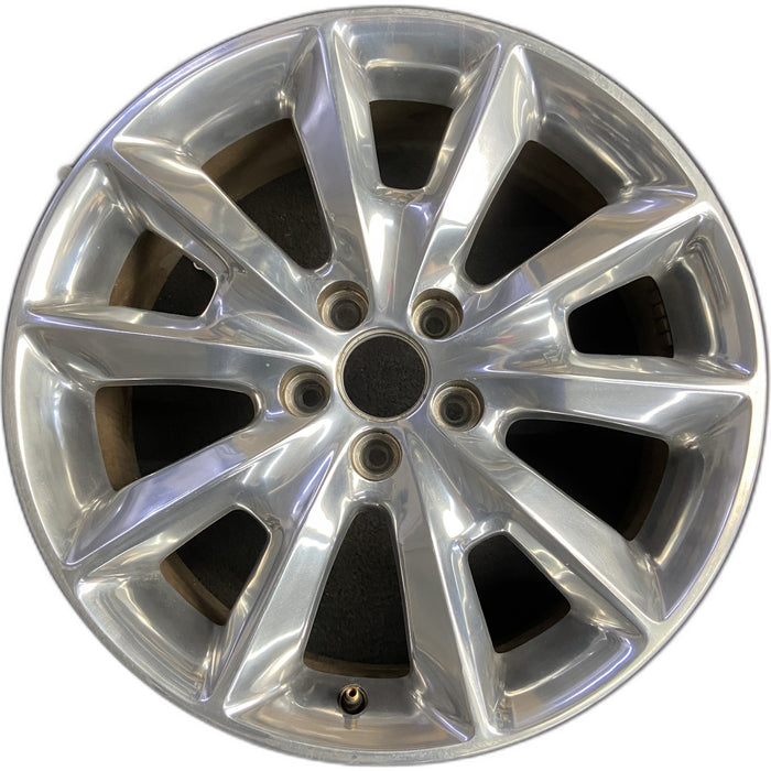 18" CHEROKEE 14-15 18x7, , polished Original OEM Wheel Rim - Front View