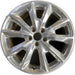 18" CHEROKEE 14-15 18x7, , polished Original OEM Wheel Rim - Front View
