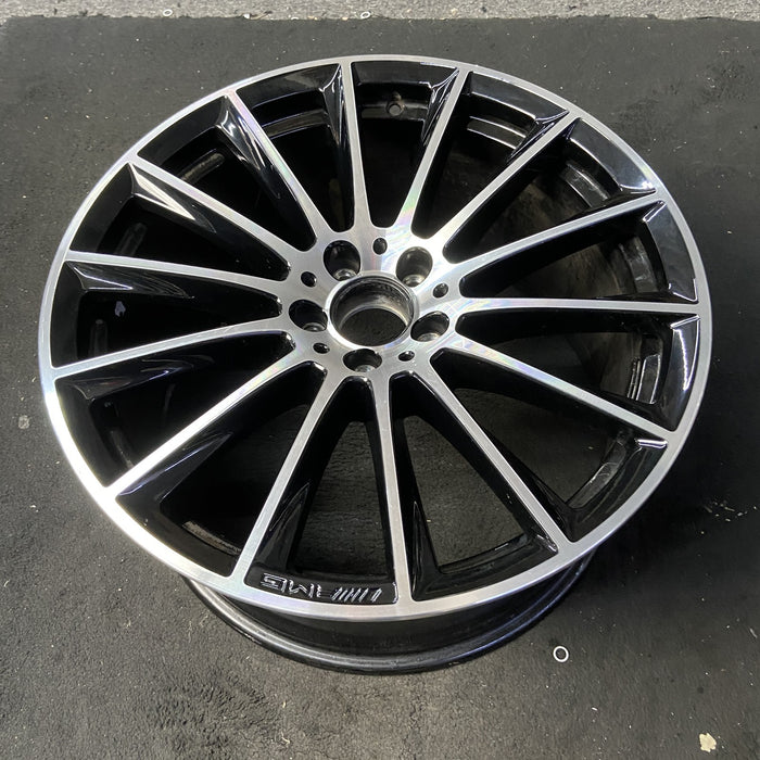 20" MERCEDES S-CLASS 21 223 Type , 20x10 , machined face with black accent - View 8