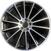 20" MERCEDES S-CLASS 21 223 Type , 20x10 , machined face with black accent - Front View