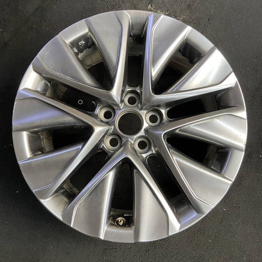 19" MIRAI 21-26 19x8 , silver Original OEM Wheel Rim - Additional View