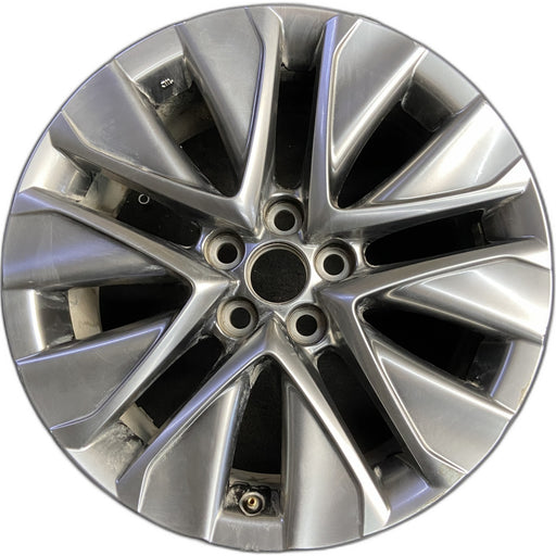 19" MIRAI 21-26 19x8 , silver Original OEM Wheel Rim - Front View