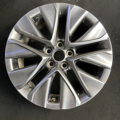 19" MIRAI 21-26 19x8 , silver Original OEM Wheel Rim - Additional View
