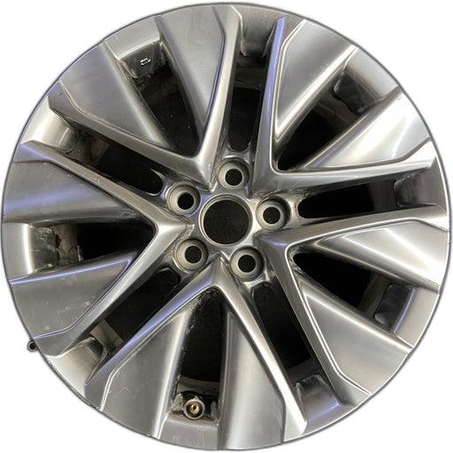 19" MIRAI 21-26 19x8 , silver Original OEM Wheel Rim - Front View