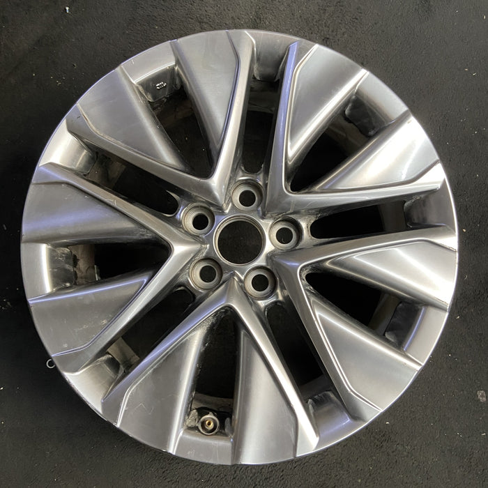 19" MIRAI 21-26 19x8 , silver Original OEM Wheel Rim - Additional View