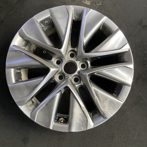 19" MIRAI 21-26 19x8 , silver Original OEM Wheel Rim - Additional View