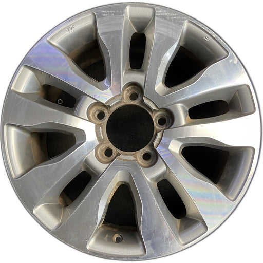 20" SEQUOIA 08-17 20x8, , 10 spoke, silver inlay Original OEM Wheel Rim - Front View