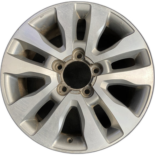 20" SEQUOIA 08-17 20x8, , 10 spoke, silver inlay Original OEM Wheel Rim - Front View