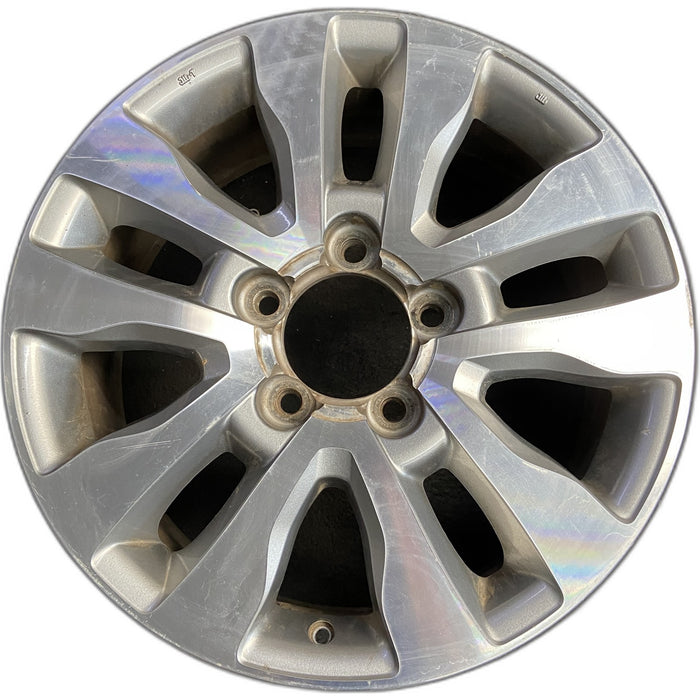 20" SEQUOIA 08-17 20x8, , 10 spoke, silver inlay Original OEM Wheel Rim - Front View