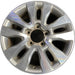 20" SEQUOIA 08-17 20x8, , 10 spoke, silver inlay Original OEM Wheel Rim - Front View