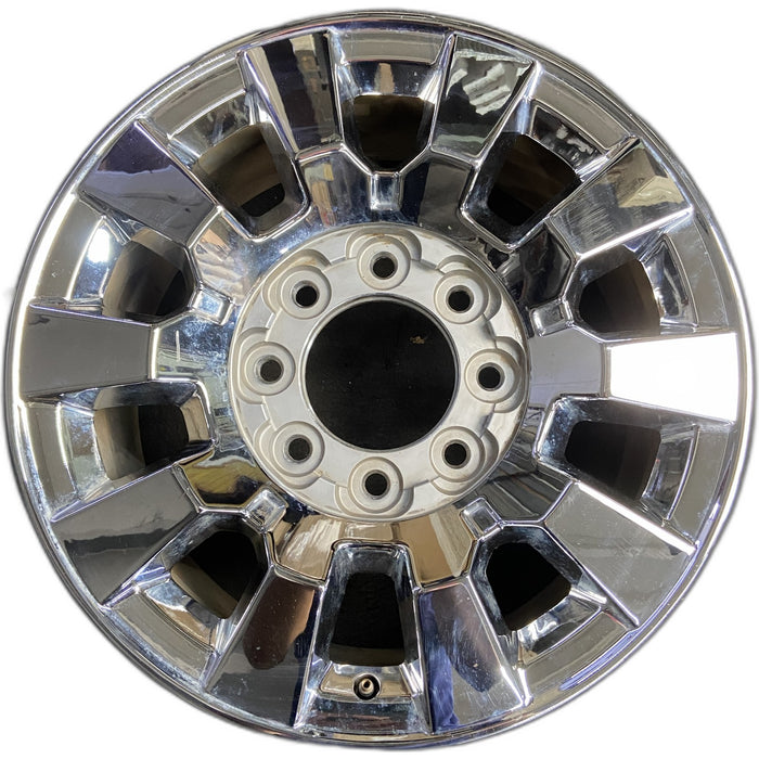 20" SIERRA 2500 PICKUP 17-18 20x8.5, 10 spoke, opt RQA Original OEM Wheel Rim - Front View