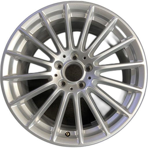 18" MERCEDES E-CLASS 21 213 Type, E450, , 18x8, 16 spoke Original OEM Wheel Rim - Front View
